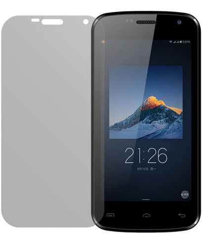 DoogeeX3 MTK6580 mit aufgebrachter dipos Displayschutzfolie, die lästige Fingerabdrücke minimiert