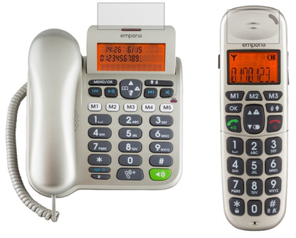 EmporiaD40 ABB mit aufgebrachter dipos Displayschutzfolie, die lästige Fingerabdrücke minimiert