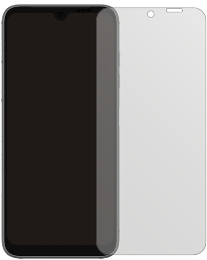 Fairphone4 mit aufgebrachter dipos Displayschutzfolie, die lästige Fingerabdrücke minimiert