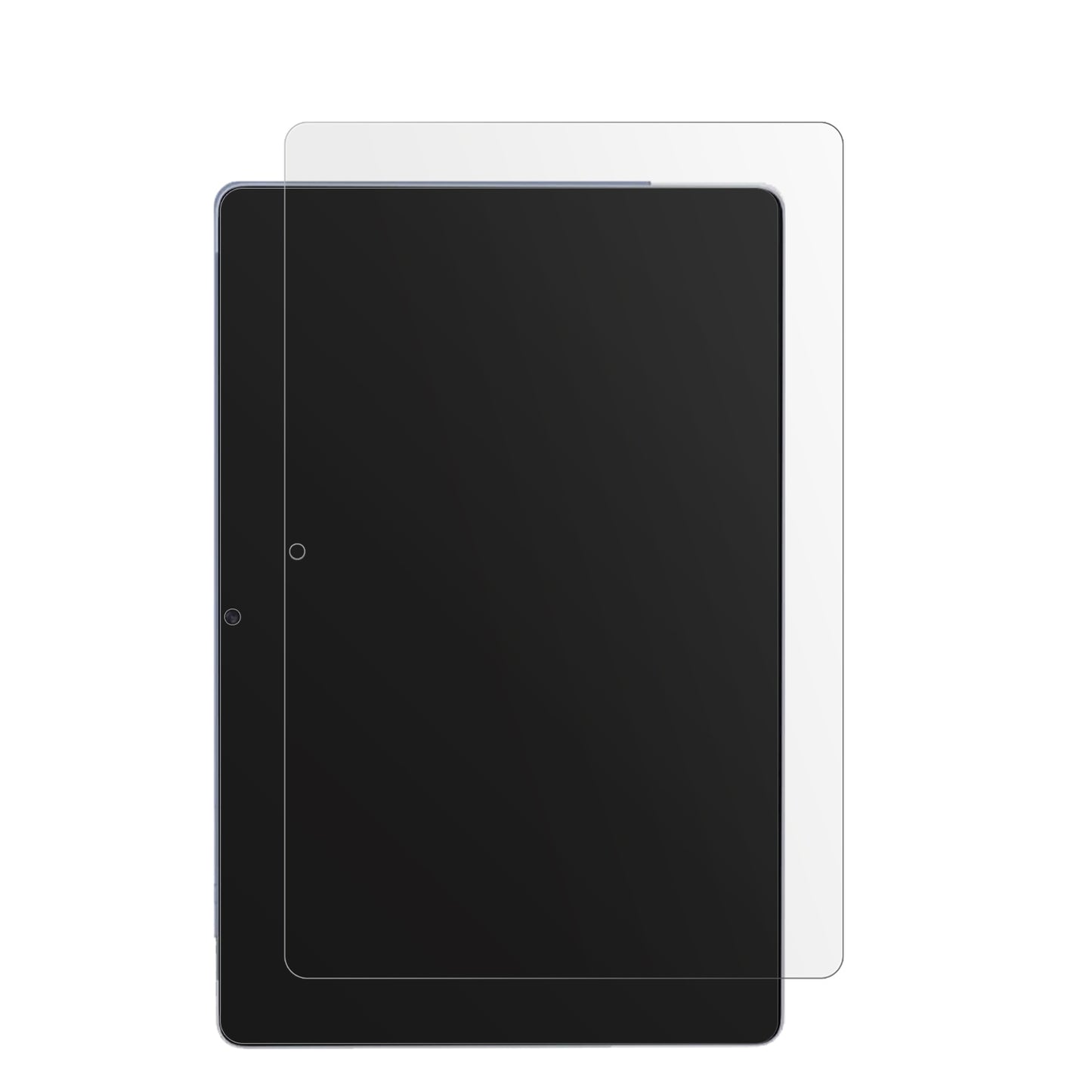 FanyFish13 Tablet mit aufgebrachter dipos Displayschutzfolie, die lästige Fingerabdrücke minimiert