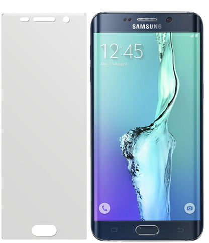 Galaxy S6 Edge PlusSamsung mit aufgebrachter dipos Displayschutzfolie, die lästige Fingerabdrücke minimiert