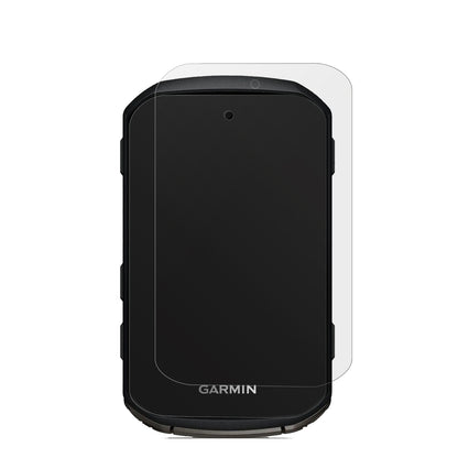 GarminEdge 850 mit aufgebrachter dipos Displayschutzfolie, die lästige Fingerabdrücke minimiert