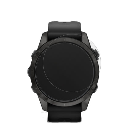 GarminFenix 7s Pro 47mm mit aufgebrachter dipos Displayschutzfolie, die lästige Fingerabdrücke minimiert