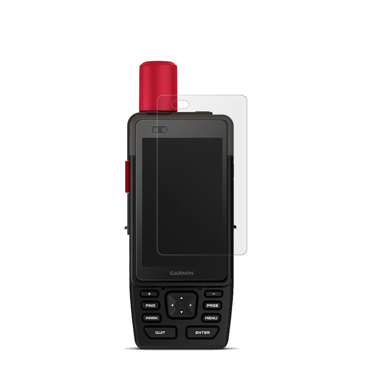 GarminGPSMAP H1i Plus mit aufgebrachter dipos Displayschutzfolie, die lästige Fingerabdrücke minimiert