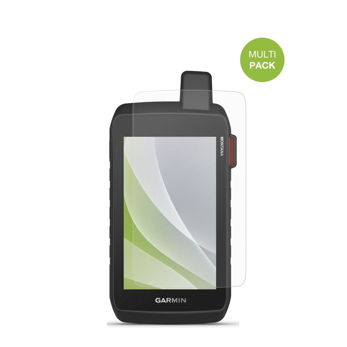 GarminMontana 760i mit aufgebrachter dipos Displayschutzfolie, die lästige Fingerabdrücke minimiert