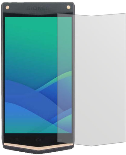 GioneeW919 mit aufgebrachter dipos Displayschutzfolie, die lästige Fingerabdrücke minimiert