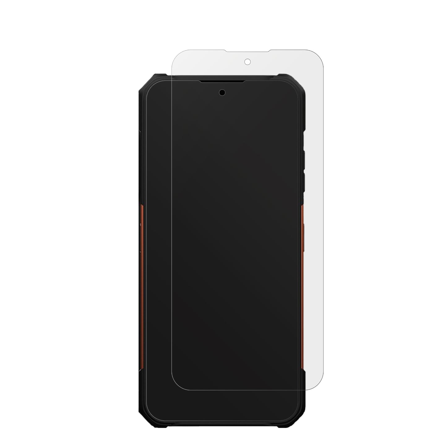 HammerConstruction 2 5G mit aufgebrachter dipos Displayschutzfolie, die lästige Fingerabdrücke minimiert