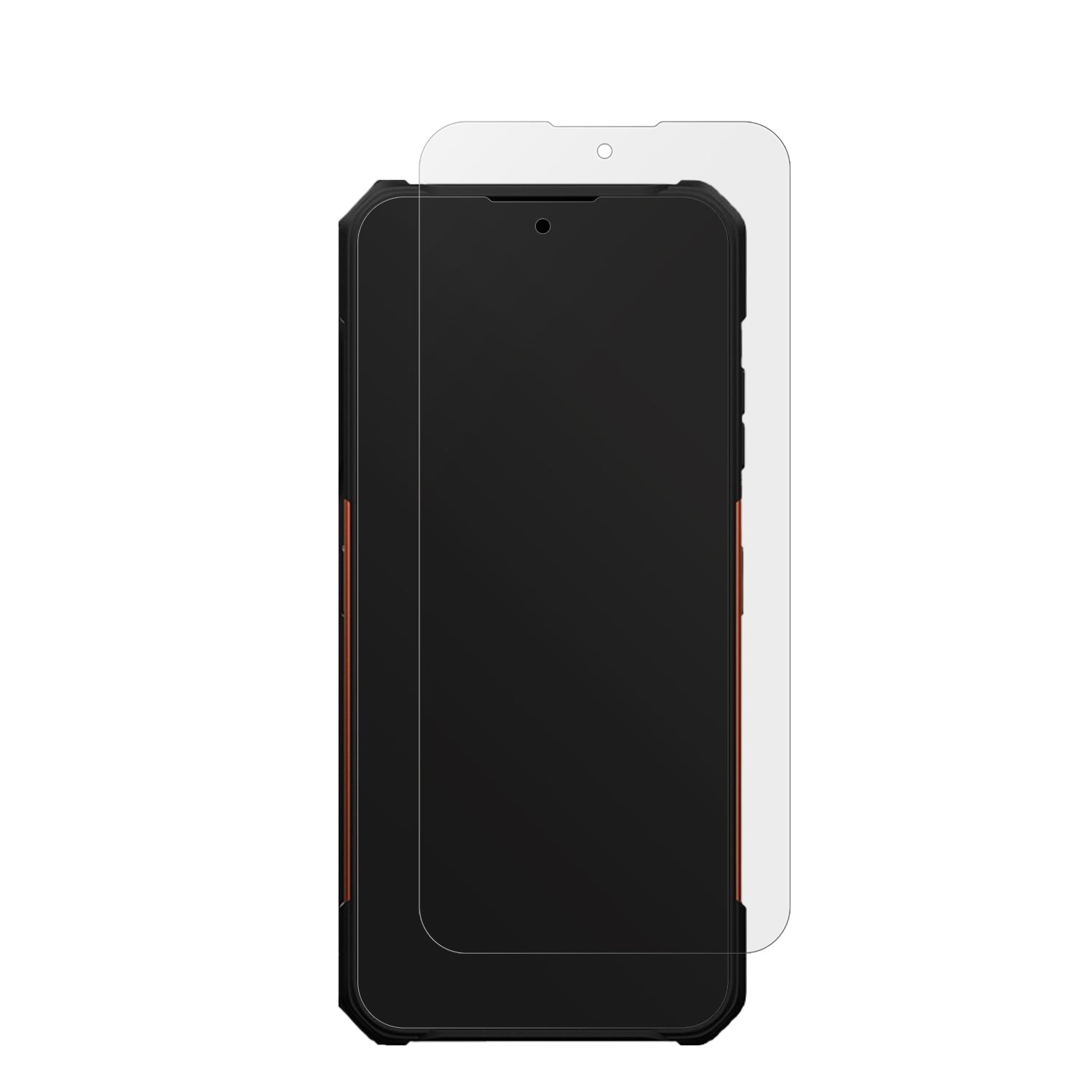 HammerConstruction 2 5G mit aufgebrachter dipos Displayschutzfolie, die lästige Fingerabdrücke minimiert