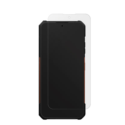 HammerConstruction 2 5G mit aufgebrachter dipos Displayschutzfolie, die lästige Fingerabdrücke minimiert