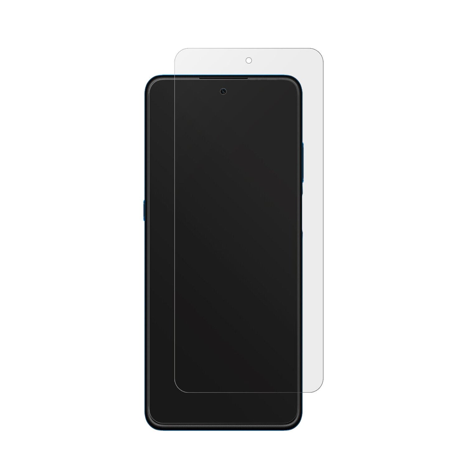 HisenseInfinity H60 Lite mit aufgebrachter dipos Displayschutzfolie, die lästige Fingerabdrücke minimiert