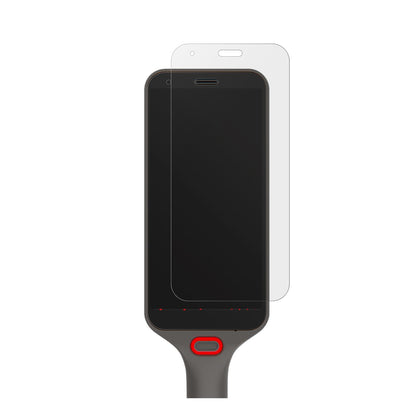 HoneywellCS32 mit aufgebrachter dipos Displayschutzfolie, die lästige Fingerabdrücke minimiert