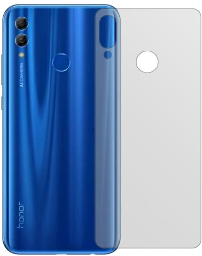 Honor10 Lite Rückseite mit aufgebrachter dipos Displayschutzfolie, die lästige Fingerabdrücke minimiert