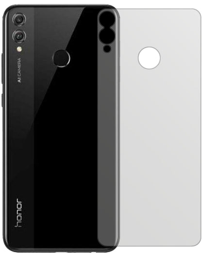 HonorView 10 Lite Rückseite mit aufgebrachter dipos Displayschutzfolie, die lästige Fingerabdrücke minimiert