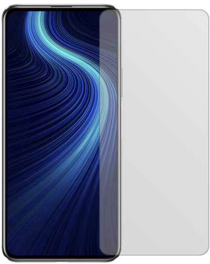 HonorX10 5G mit aufgebrachter dipos Displayschutzfolie, die lästige Fingerabdrücke minimiert