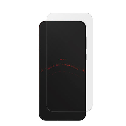 HonorX5b Plus mit aufgebrachter dipos Displayschutzfolie, die lästige Fingerabdrücke minimiert