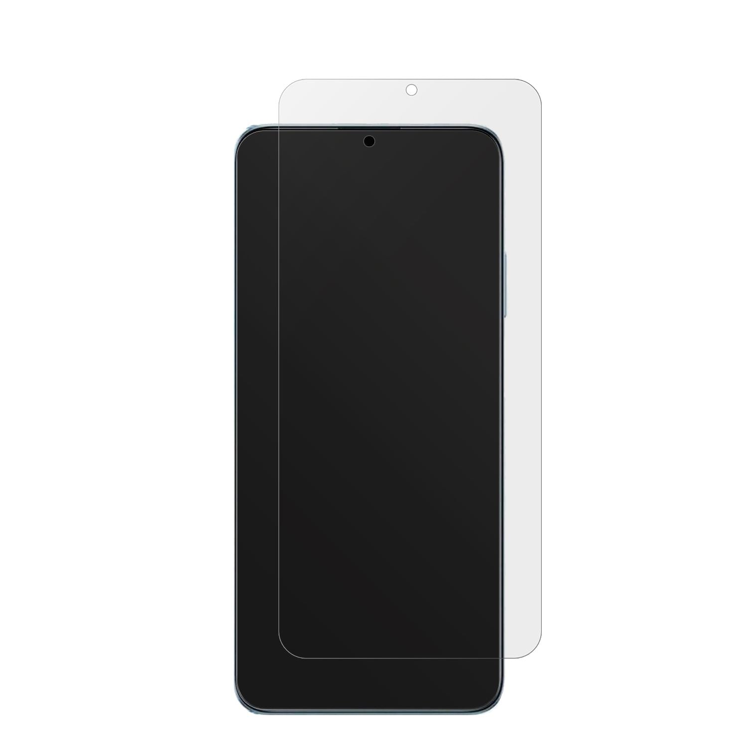 HonorX7a mit aufgebrachter dipos Displayschutzfolie, die lästige Fingerabdrücke minimiert