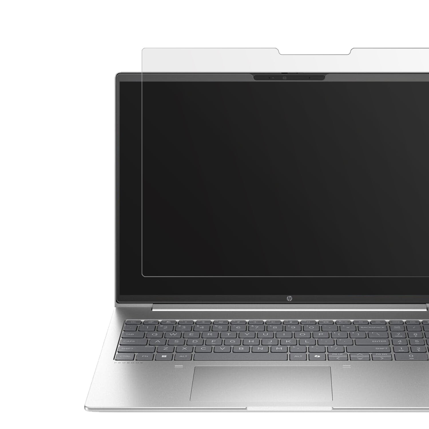 HPProBook 460 G11 16 Zoll mit aufgebrachter dipos Displayschutzfolie, die lästige Fingerabdrücke minimiert