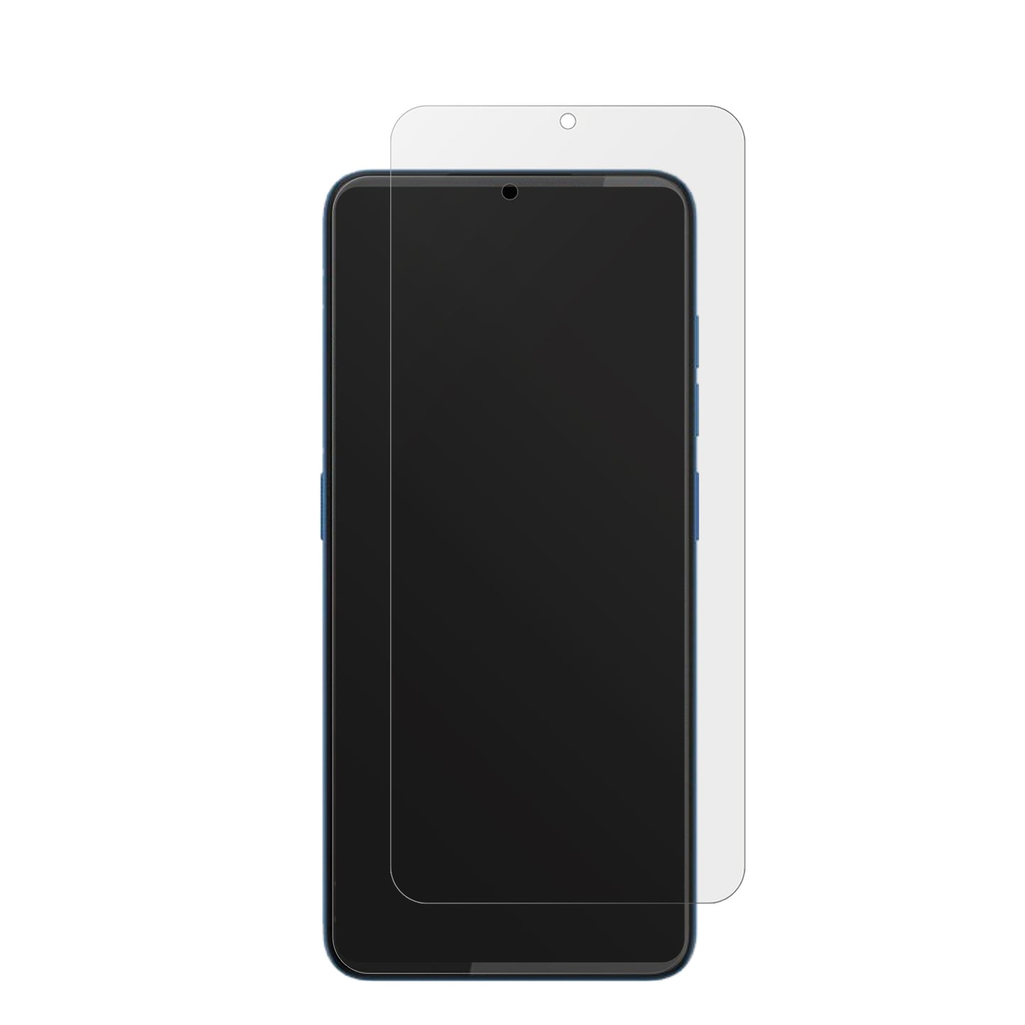 HTCWildfire E5 mit aufgebrachter dipos Displayschutzfolie, die lästige Fingerabdrücke minimiert