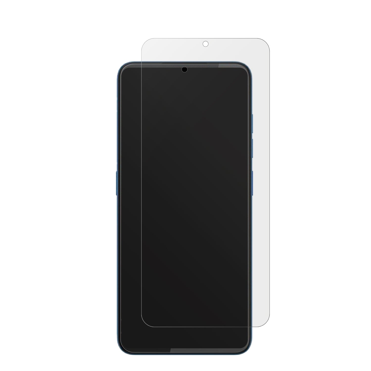 HTCWildfire E5 mit aufgebrachter dipos Displayschutzfolie, die lästige Fingerabdrücke minimiert