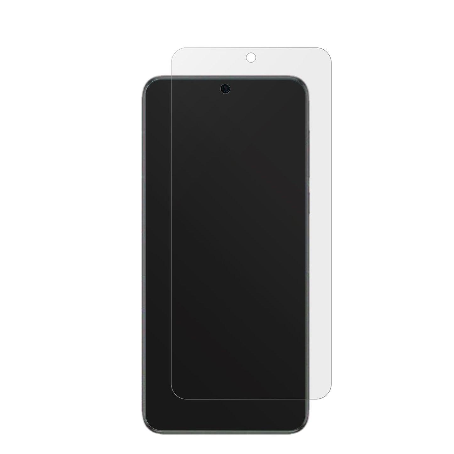 HuaweiMate 60 mit aufgebrachter dipos Displayschutzfolie, die lästige Fingerabdrücke minimiert