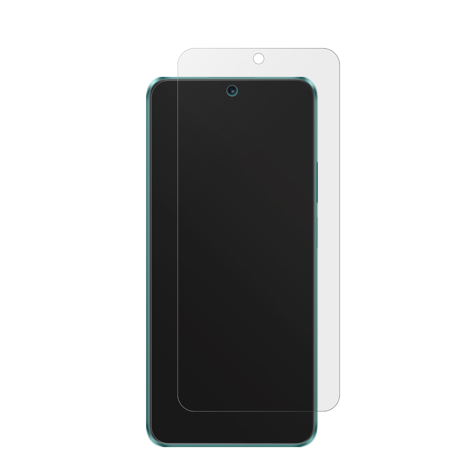 HuaweiNova 12i mit aufgebrachter dipos Displayschutzfolie, die lästige Fingerabdrücke minimiert