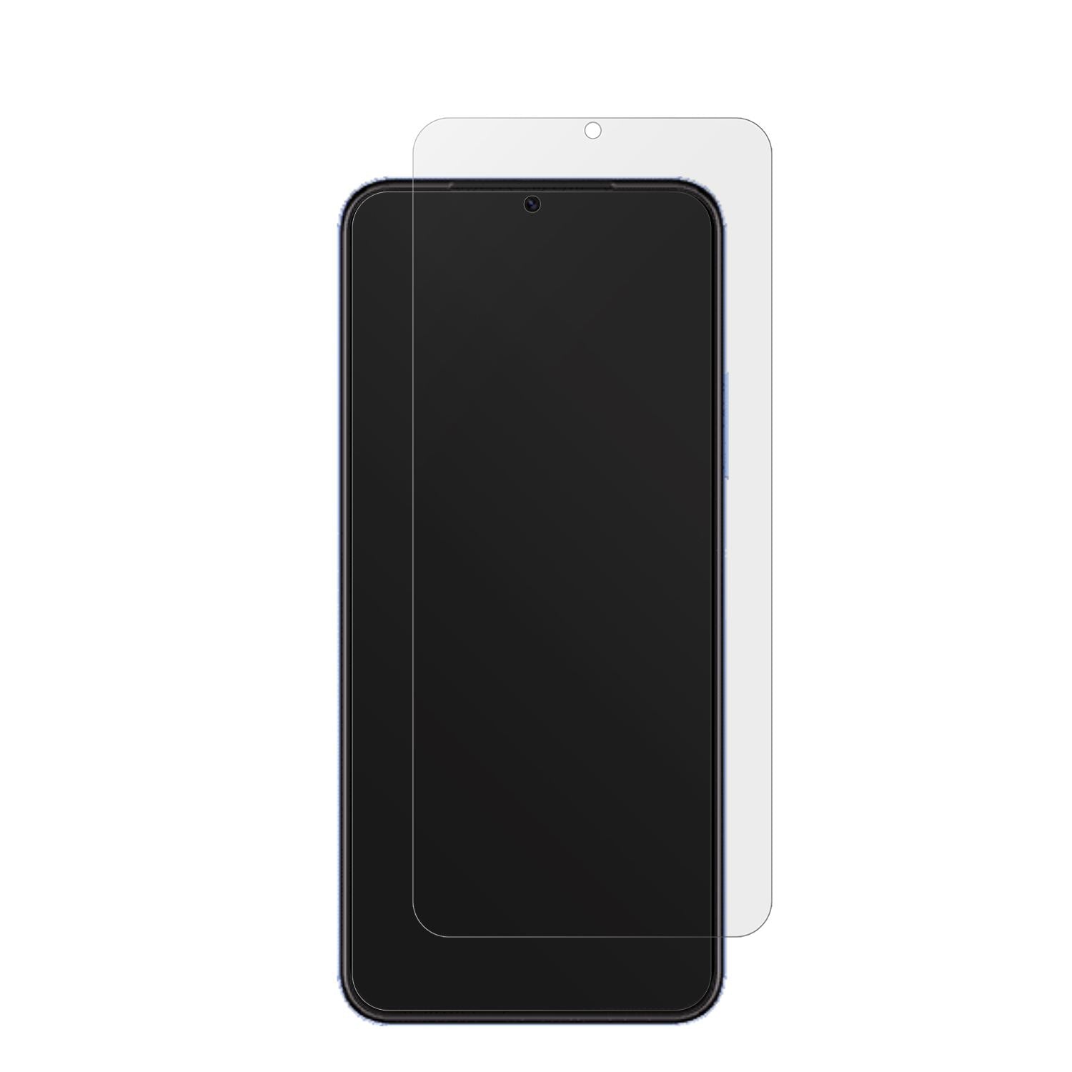 HuaweiNova Y61 mit aufgebrachter dipos Displayschutzfolie, die lästige Fingerabdrücke minimiert