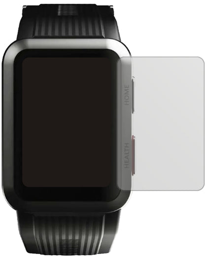 HuaweiWatch D mit aufgebrachter dipos Displayschutzfolie, die lästige Fingerabdrücke minimiert