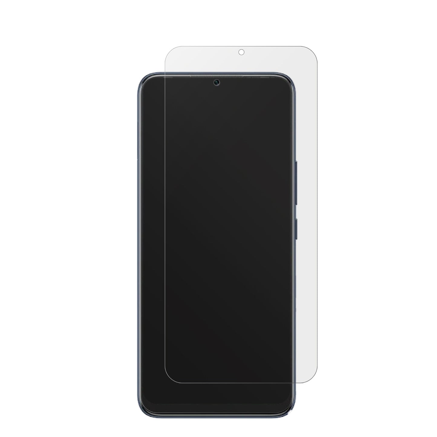 InfinixHot 20i mit aufgebrachter dipos Displayschutzfolie, die lästige Fingerabdrücke minimiert