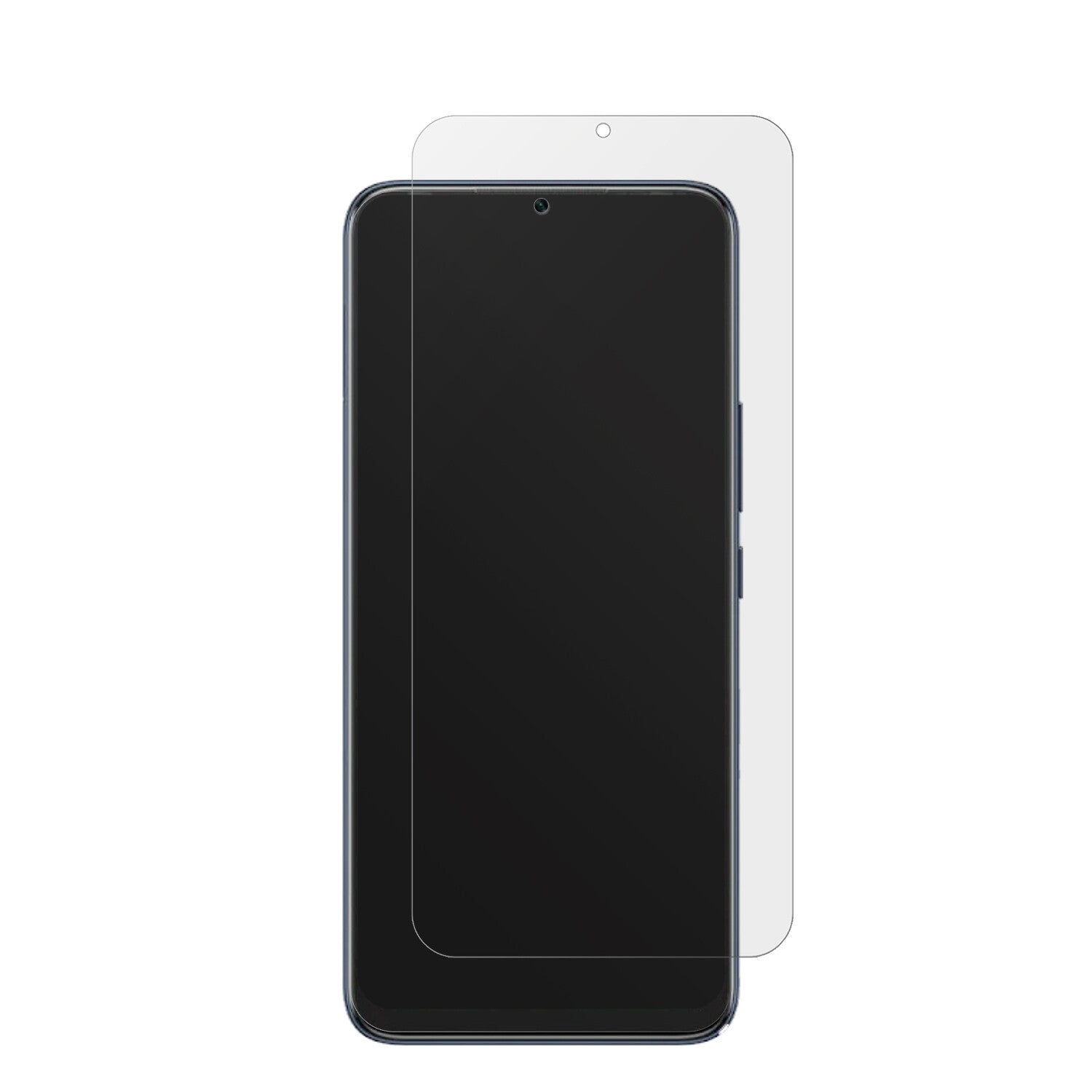 InfinixHot 20i mit aufgebrachter dipos Displayschutzfolie, die lästige Fingerabdrücke minimiert