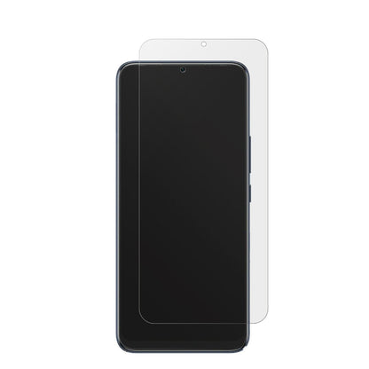 InfinixHot 20i mit aufgebrachter dipos Displayschutzfolie, die lästige Fingerabdrücke minimiert