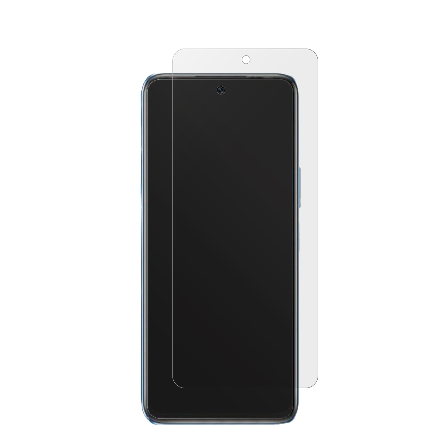InfinixHot 20S mit aufgebrachter dipos Displayschutzfolie, die lästige Fingerabdrücke minimiert
