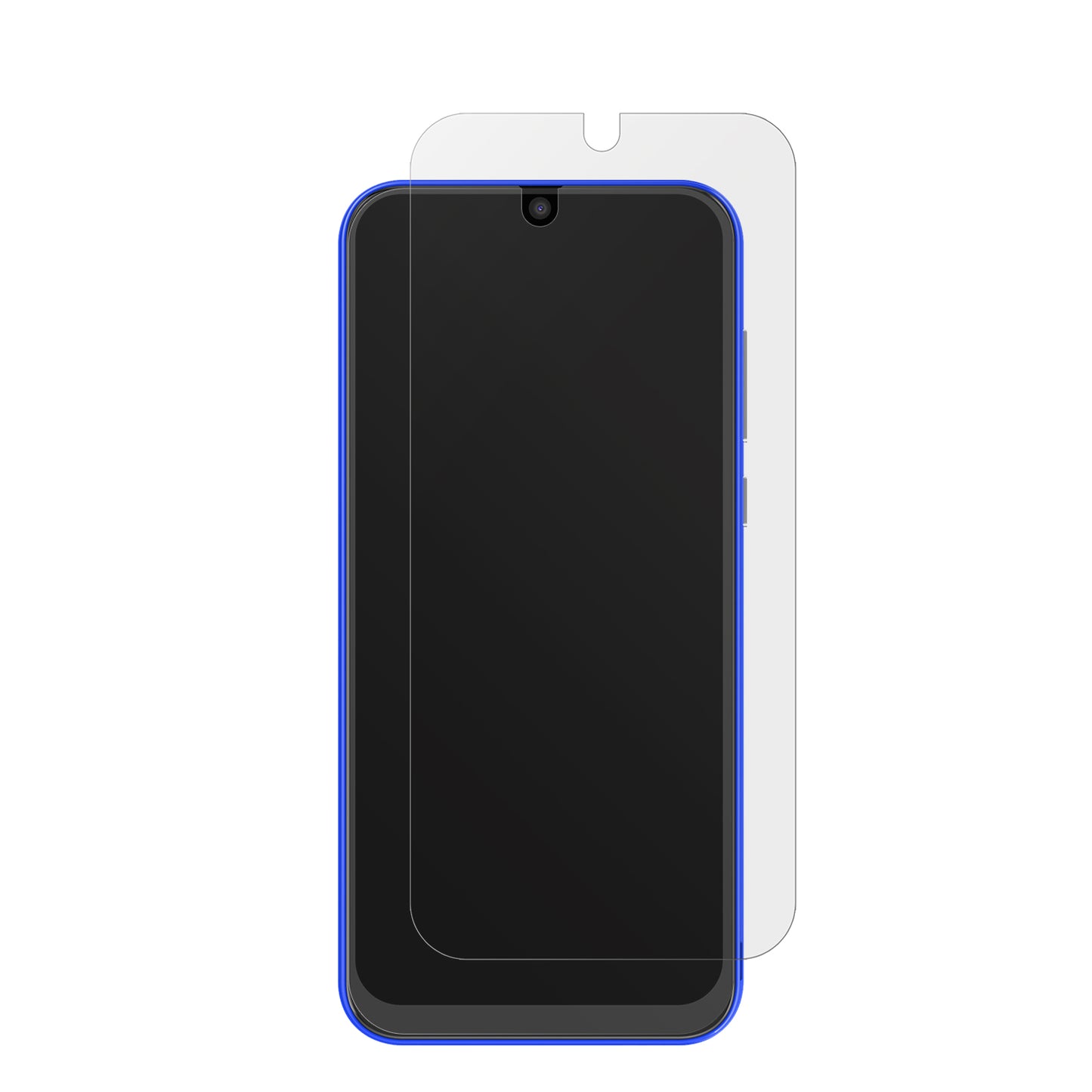 INOIA62 Lite mit aufgebrachter dipos Displayschutzfolie, die lästige Fingerabdrücke minimiert