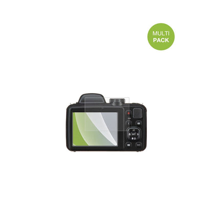 KodakPixpro AZ425 mit aufgebrachter dipos Displayschutzfolie, die lästige Fingerabdrücke minimiert