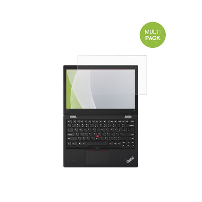 LenovoThinkpad L380 Yoga mit aufgebrachter dipos Displayschutzfolie, die lästige Fingerabdrücke minimiert
