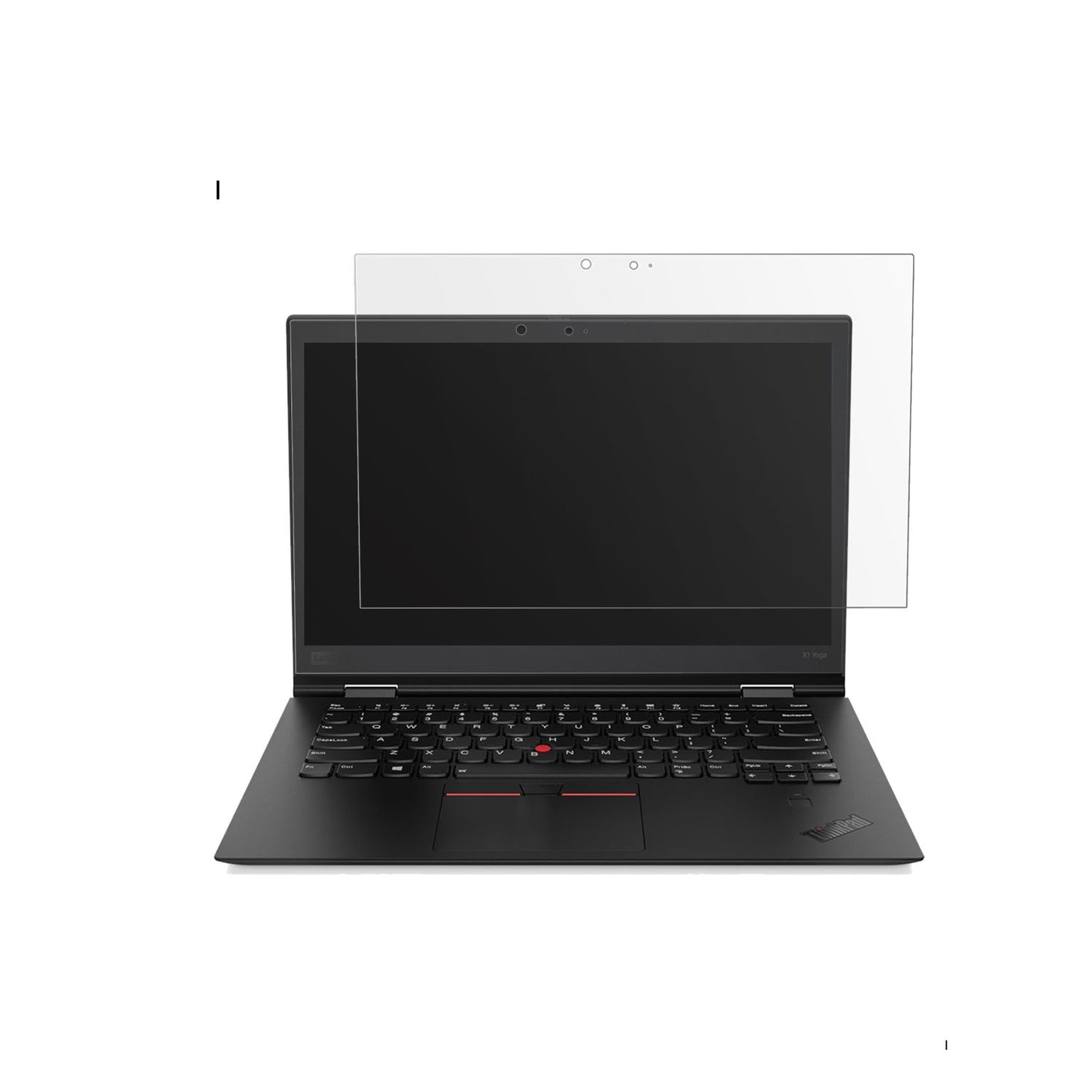 LenovoX1 Yoga Tablet Gen 3 20LES 14 Zoll mit aufgebrachter dipos Displayschutzfolie, die lästige Fingerabdrücke minimiert