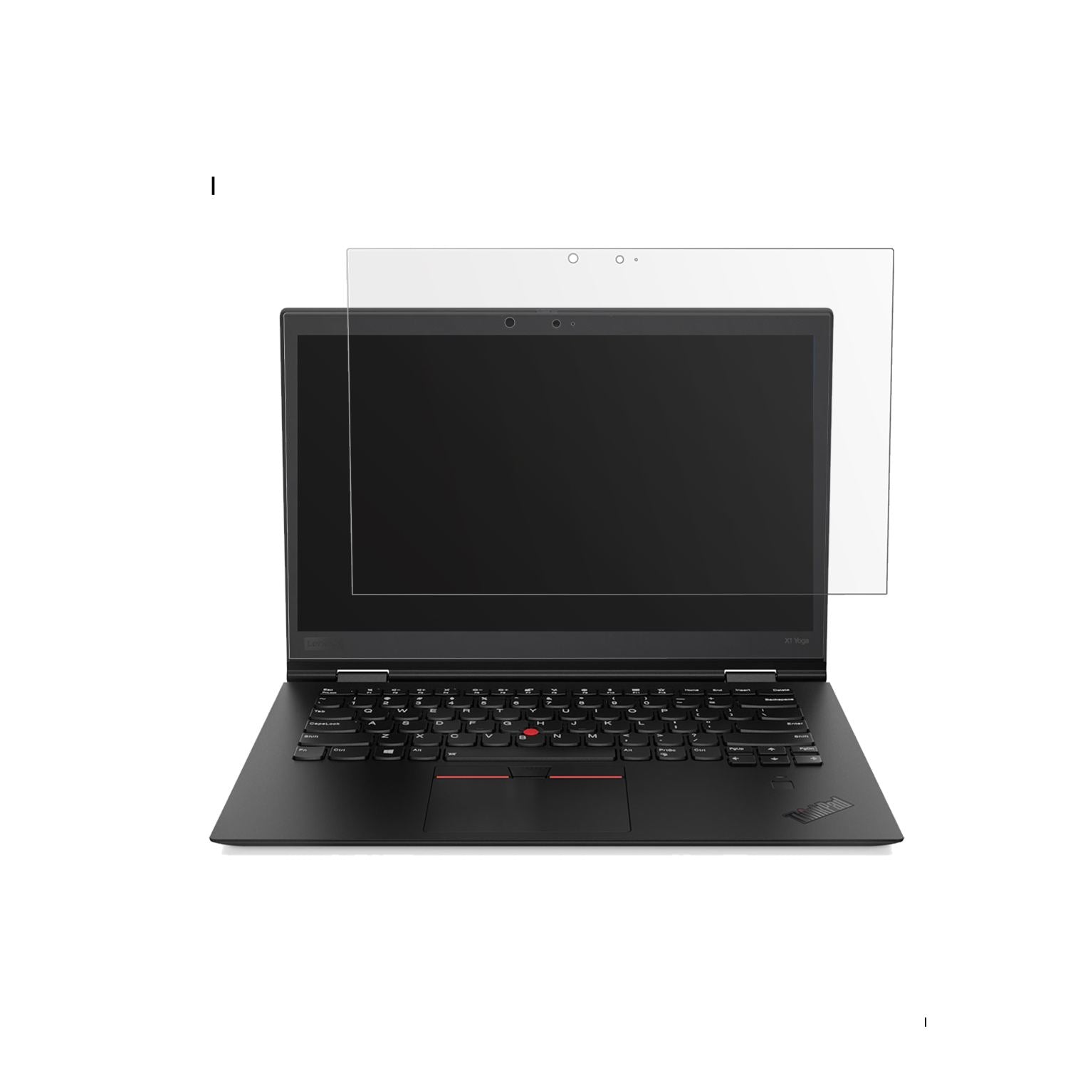 LenovoX1 Yoga Tablet Gen 3 20LES 14 Zoll mit aufgebrachter dipos Displayschutzfolie, die lästige Fingerabdrücke minimiert