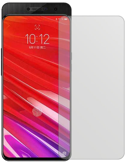 LenovoZ5 Pro GT mit aufgebrachter dipos Displayschutzfolie, die lästige Fingerabdrücke minimiert