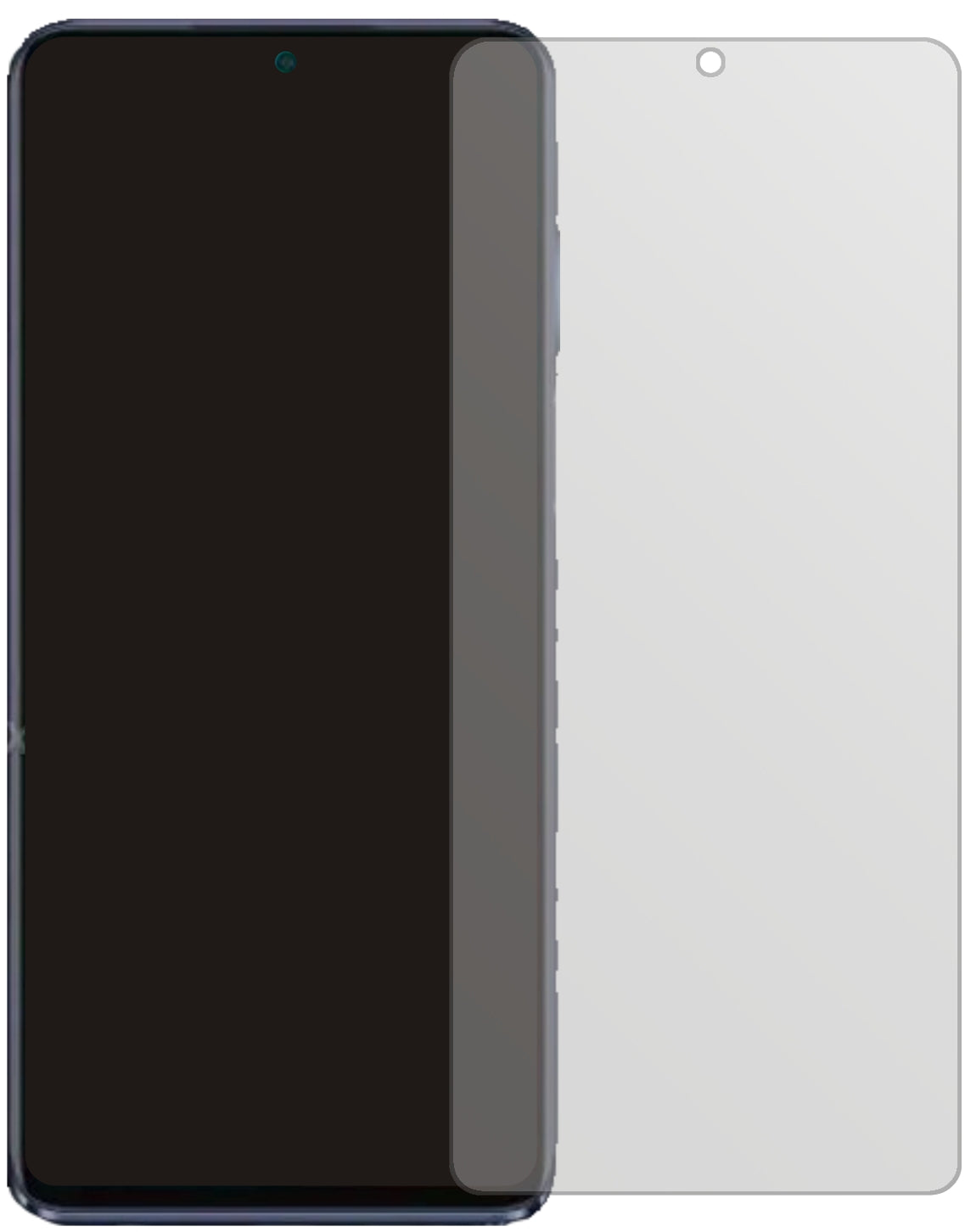 MotorolaMoto G Stylus (2022) mit aufgebrachter dipos Displayschutzfolie, die lästige Fingerabdrücke minimiert
