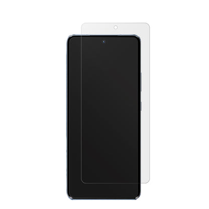 MotorolaMoto S30 Pro mit aufgebrachter dipos Displayschutzfolie, die lästige Fingerabdrücke minimiert