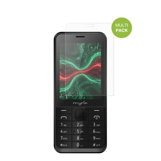 MyriaSun 3G mit aufgebrachter dipos Displayschutzfolie, die lästige Fingerabdrücke minimiert