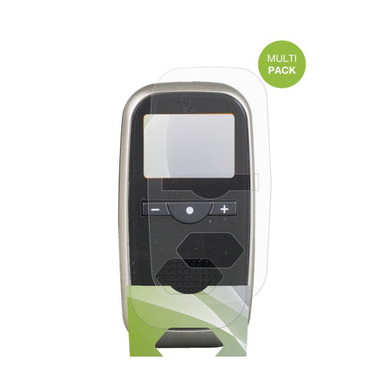 NeonateBC-5800D mit aufgebrachter dipos Displayschutzfolie, die lästige Fingerabdrücke minimiert