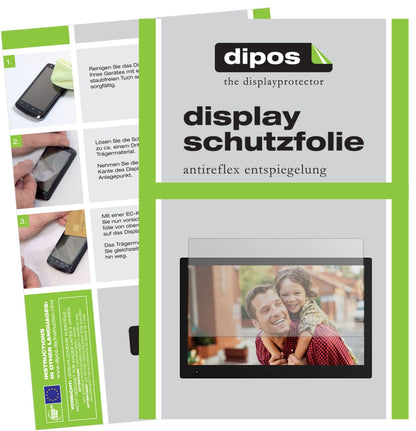 NIX Advance17.3 Zoll Widescreen mit aufgebrachter dipos Displayschutzfolie, die lästige Fingerabdrücke minimiert