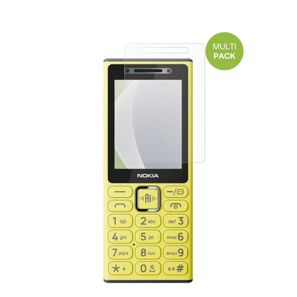 Nokia200 4G mit aufgebrachter dipos Displayschutzfolie, die lästige Fingerabdrücke minimiert