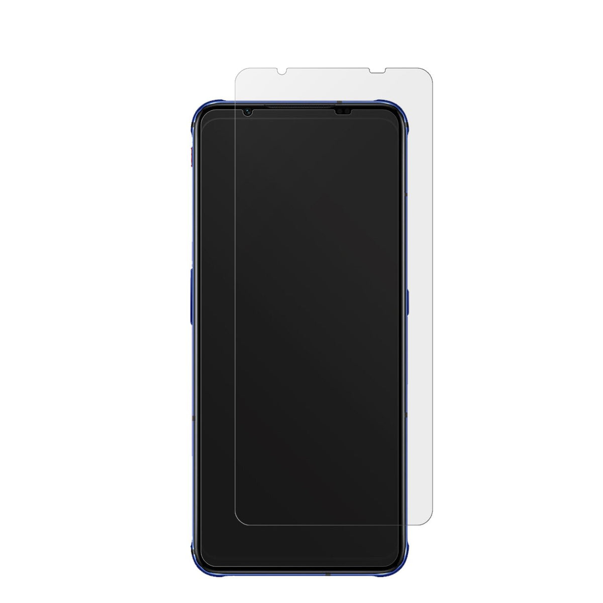 NUBIARed Magic7S mit aufgebrachter dipos Displayschutzfolie, die lästige Fingerabdrücke minimiert