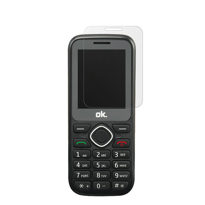OK.OMP 11 mit aufgebrachter dipos Displayschutzfolie, die lästige Fingerabdrücke minimiert
