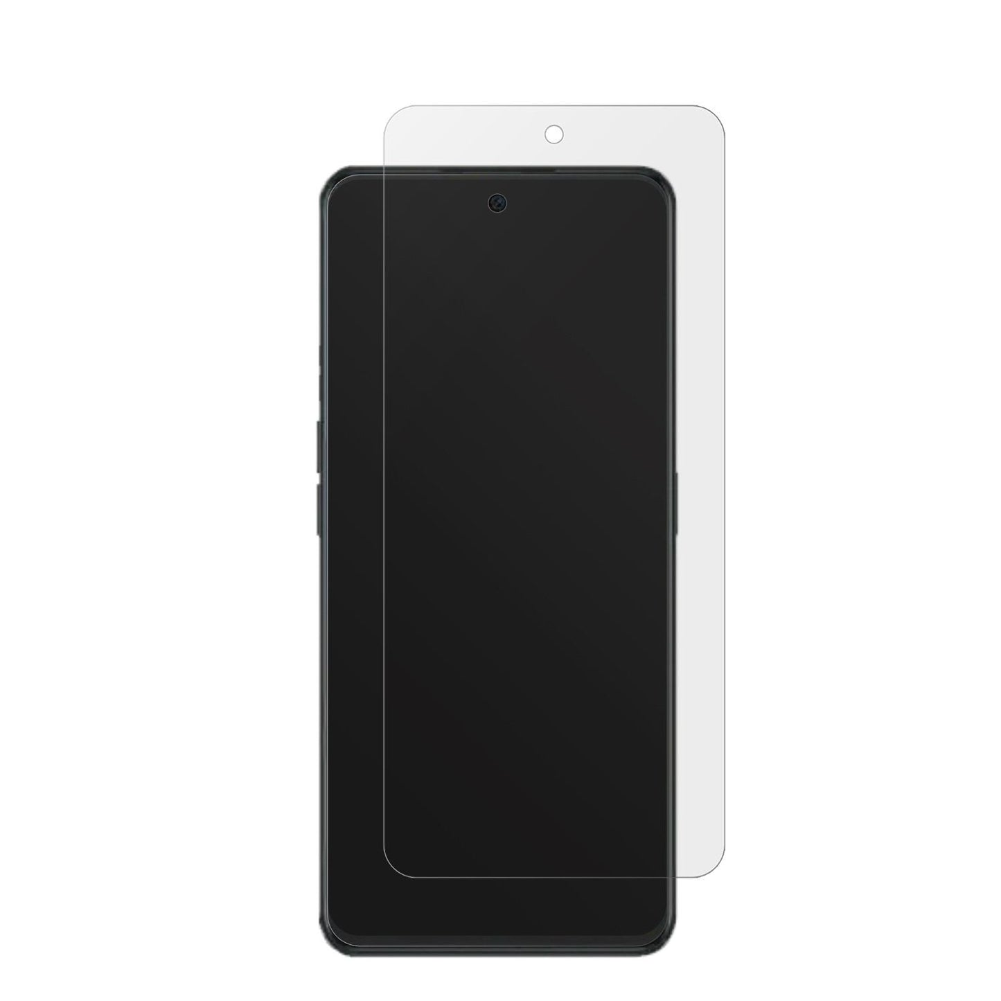 OnePlusNord CE 3 Lite mit aufgebrachter dipos Displayschutzfolie, die lästige Fingerabdrücke minimiert