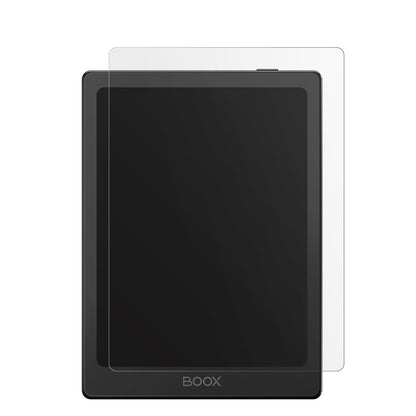 OnyxBoox Go 6 mit aufgebrachter dipos Displayschutzfolie, die lästige Fingerabdrücke minimiert