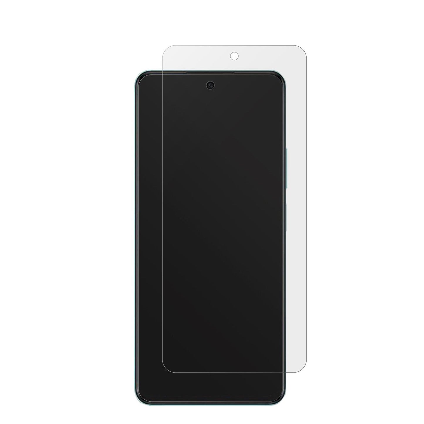 OppoA2 mit aufgebrachter dipos Displayschutzfolie, die lästige Fingerabdrücke minimiert
