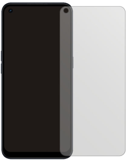 OppoA53 5G mit aufgebrachter dipos Displayschutzfolie, die lästige Fingerabdrücke minimiert