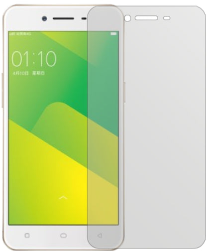 OppoA57 mit aufgebrachter dipos Displayschutzfolie, die lästige Fingerabdrücke minimiert